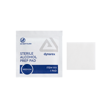 Dynarex Alcohol Prep Pad - Sterile, 50 Box