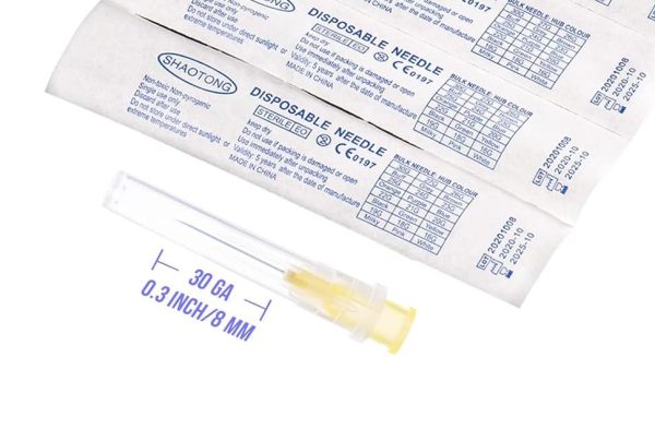 Hypodermic Needle Luer-Lock - 30g 5/16" (8mm)