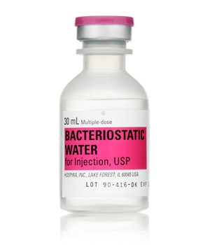 Hospira BAC water