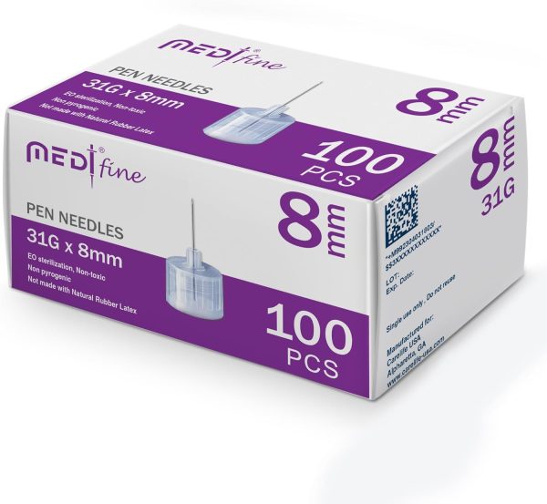 Medtfine Pen Needles - 31g 8mm