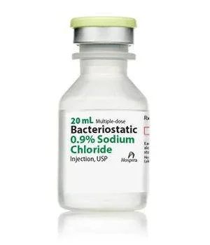 Bacteriostatic 0.9% Sodium Chloride - MDV, 20mL