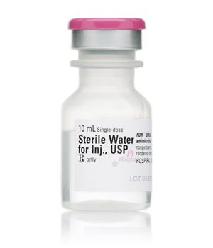Sterile Water - SDV, 10mL